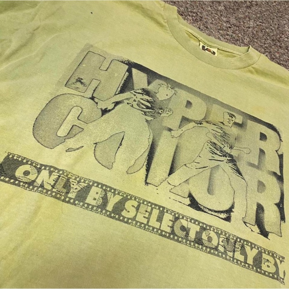 Vintage hyper color “only by select only by” tee